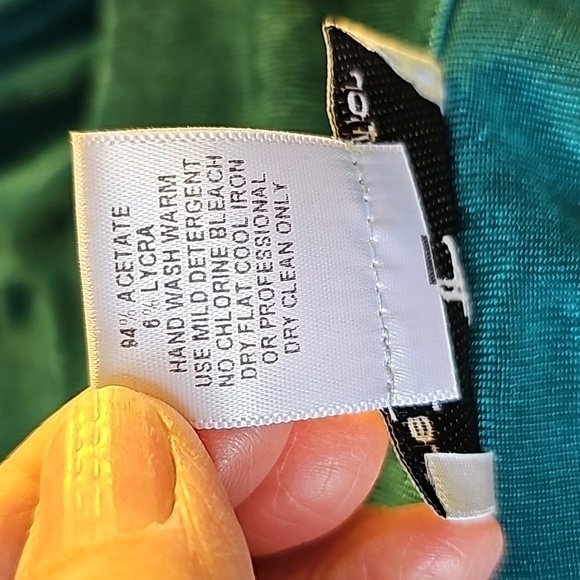 The Travelers Collection open cardigan women's 1X. Green/blue. Y2K - Picture 9 of 9